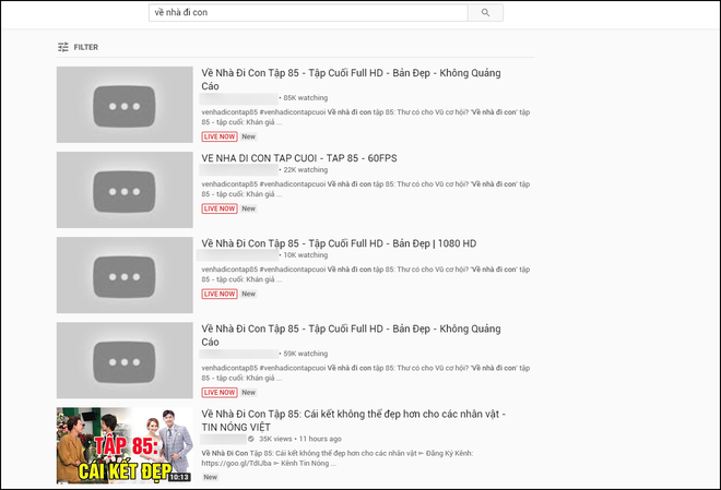 Lợi dụng Về nhà Đi Con tập cuối siêu hot, nhiều kênh YouTube làm trò bất chính để trục lợi trái phép - Ảnh 3.