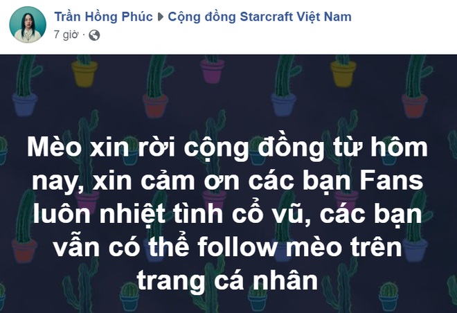 Chưa tới SEA Games, StarCraft Việt đã gặp cảnh tan đàn xẻ nghé, ngôi sao meomaika rời khỏi nhóm StarCraft lớn nhất Việt Nam - Ảnh 1.
