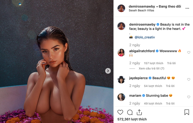 Sống ảo kiểu bản sao Kylie: Đăng ảnh nude sương sương khoe v&ograve;ng 1 si&ecirc;u to khổng lồ nhưng ra điều đề cao vẻ đẹp t&acirc;m hồn - Ảnh 1.
