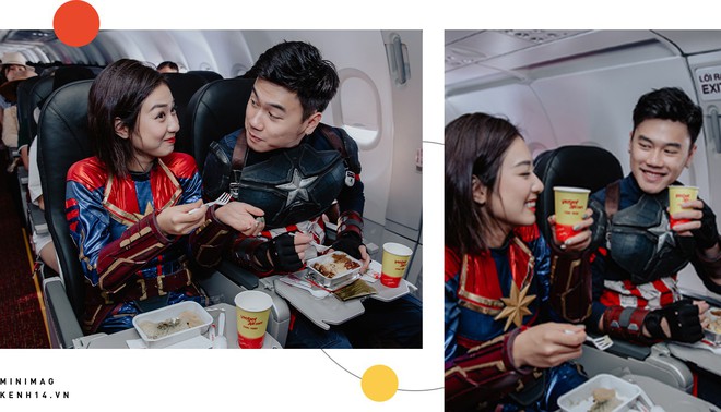 Chuyện nh&agrave; Trang Lou - T&ugrave;ng Sơn vi vu Đ&agrave; Nẵng: Xo&agrave;i l&agrave;m hướng dẫn vi&ecirc;n, anh bố chị mẹ h&oacute;a trang th&agrave;nh si&ecirc;u nh&acirc;n đi m&aacute;y bay? - Ảnh 11.