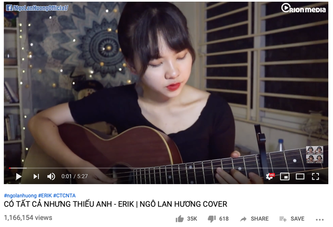 Th&aacute;nh cover Hương Ly đ&atilde; c&oacute; đối thủ: Nữ sinh đại học Ngoại Thương cover hit Vpop n&agrave;o cũng thu về cả triệu view - Ảnh 6.
