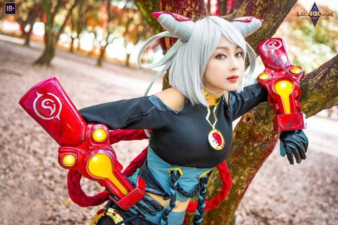 Ngắm nhìn bộ ảnh cosplay đẹp xuất sắc của vị tướng mới nhất Liên Quân Mobile: Qi chưởng to - giáp bự - Ảnh 6.