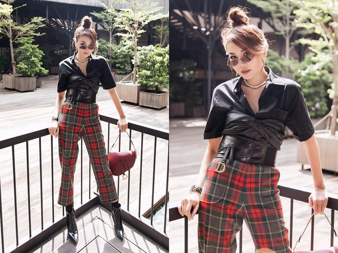 Đụng h&agrave;ng nguy&ecirc;n c&acirc;y Dior với Ng&ocirc; Cẩn Ng&ocirc;n, Thanh Hằng chứng tỏ đẳng cấp chị đại với chi&ecirc;u mix đồ kh&ocirc;ng ai s&aacute;nh kịp - Ảnh 3.