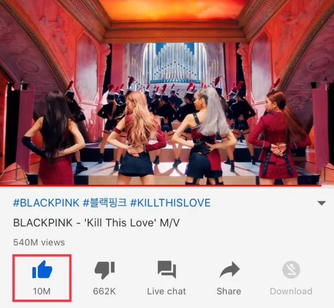 Không hổ danh “nữ hoàng Youtube”, BLACKPINK trở thành nữ nghệ sĩ đầu tiên trong lịch sử phá đảo kỉ lục lượt like! - Ảnh 1.