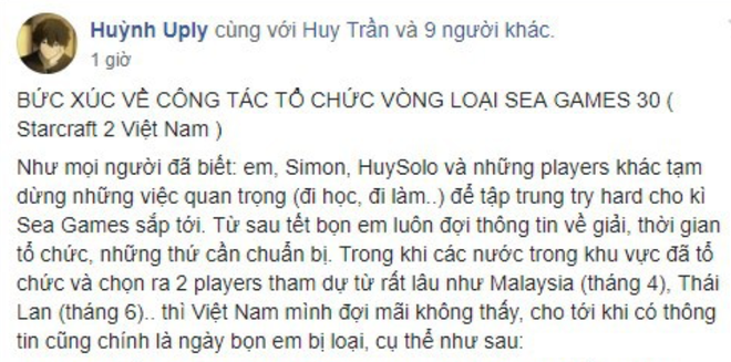 Chưa tới SEA Games, StarCraft Việt đã gặp cảnh tan đàn xẻ nghé, ngôi sao meomaika rời khỏi nhóm StarCraft lớn nhất Việt Nam - Ảnh 3.
