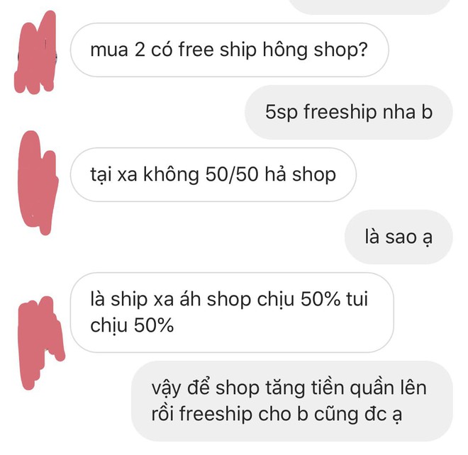 Mua hàng online nhưng thượng đế cứ kì kèo tiền ship, câu trả lời mặn chát của chủ shop khiến nhiều người gật gù - Ảnh 1.