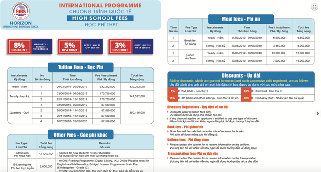 Choáng váng trước mức học phí trường quốc tế xịn ở Hà Nội khi lên đến hơn 700 triệu/năm - Ảnh 3.