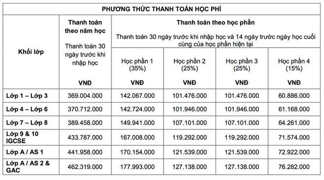 Choáng váng trước mức học phí trường quốc tế xịn ở Hà Nội khi lên đến hơn 700 triệu/năm - Ảnh 4.