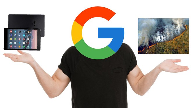Search &ldquo;ch&aacute;y rừng Amazon&rdquo; tr&ecirc;n Google lại ra m&aacute;y t&iacute;nh bảng, d&acirc;n t&igrave;nh được thể kịch liệt phẫn nộ - Ảnh 1.