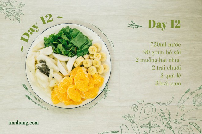 Nàng 9X chia sẻ kinh nghiệm xương máu khi uống rau-củ-quả để giảm 6kg trong 12 ngày - Ảnh 14.