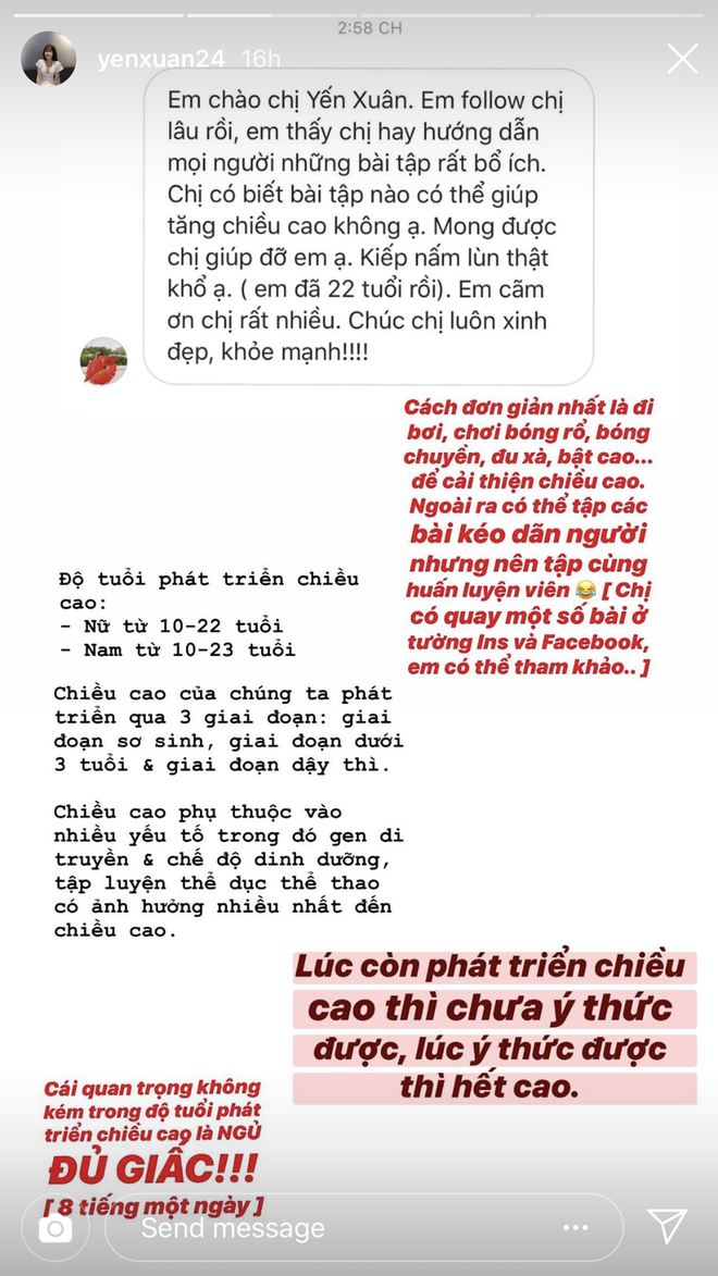 Hội nấm lùn còn lo lắng về chuyện không cao được thì vào mà xem một rổ bí kíp từ Yến Xuân chia sẻ đây này - Ảnh 2.