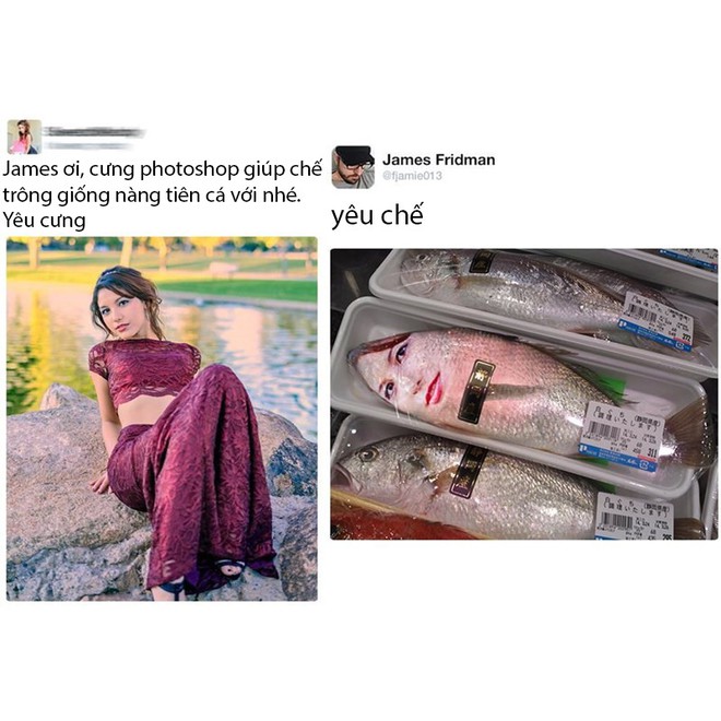 Tuyển tập Anh ơi sửa em cái ảnh và những tác phẩm của thánh chế James Fridman khiến dân mạng cười không nhặt được miệng - Ảnh 1.