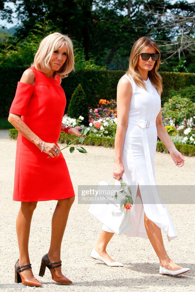Chi hơn 400 triệu cho 3 ngày Hội nghị G7, Phu nhân Tổng thống Pháp cũng chẳng kém bà Melania Trump ở khoản đầu tư váy áo - Ảnh 6.
