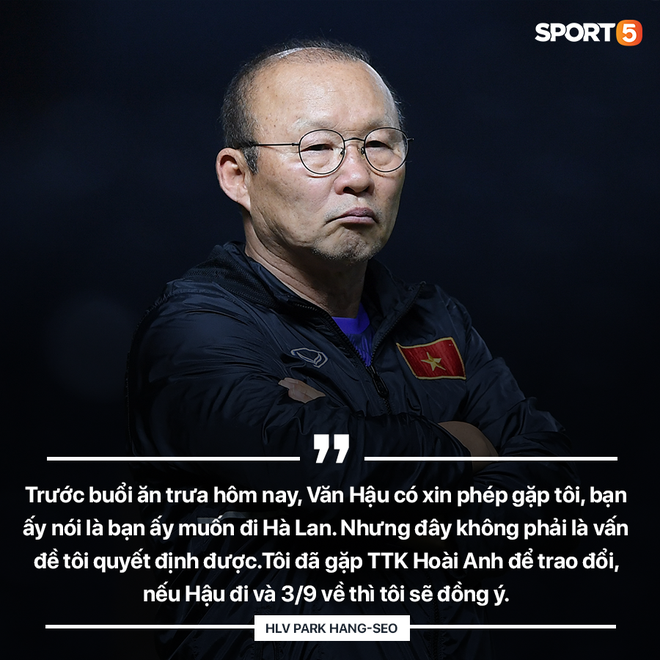 HLV Park Hang-seo khẳng định Văn Hậu sẽ đá vòng loại World Cup, nhưng đặt ra câu hỏi hóc búa: Vậy còn SEA Games thì sao? - Ảnh 2.