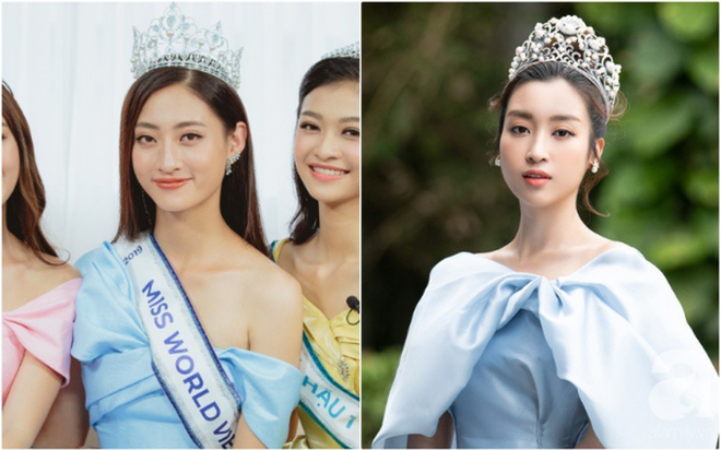 Makeup và làm tóc giống nhau: Top 3 Miss World Việt Nam thành bản sao của loạt mỹ nhân Việt đình đám - Ảnh 3.