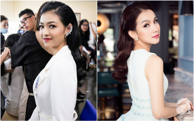 Makeup và làm tóc giống nhau: Top 3 Miss World Việt Nam thành bản sao của loạt mỹ nhân Việt đình đám - Ảnh 6.