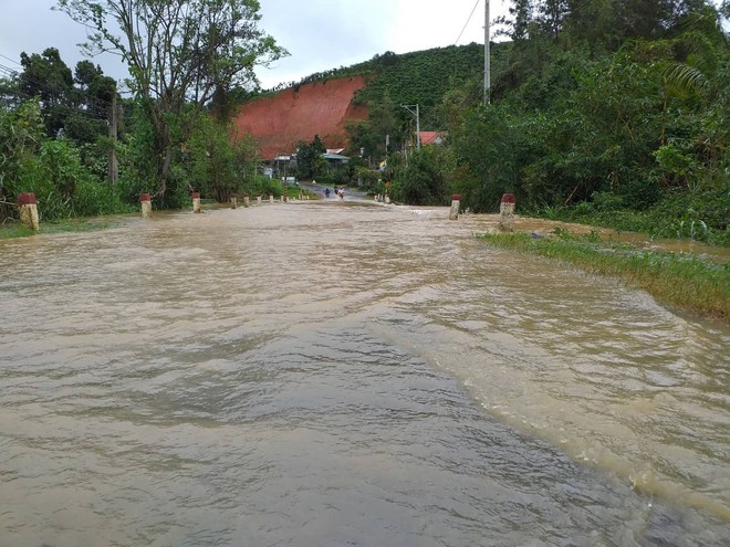 Mưa lớn kéo dài khiến nhiều địa phương tại Lâm Đồng chìm trong biển nước - Ảnh 4.