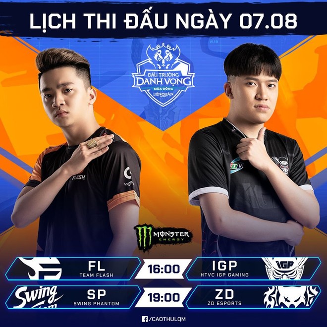 Ngày siêu kinh điển Đấu Trường Danh Vọng: Đại chiến ngôi đầu của Team Flash và IGP Gaming, Swing Phantom đối đầu ZD Esports cho suất vòng loại SEA Games - Ảnh 1.