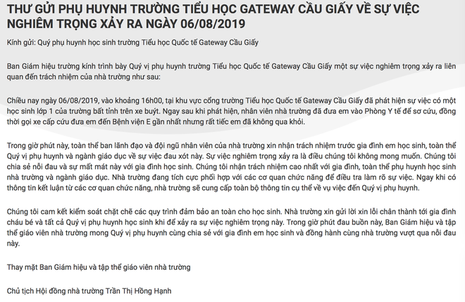 Trường Gateway tự thêm chữ Quốc tế vào tên trường để thu hút học sinh, phụ huynh? - Ảnh 2.