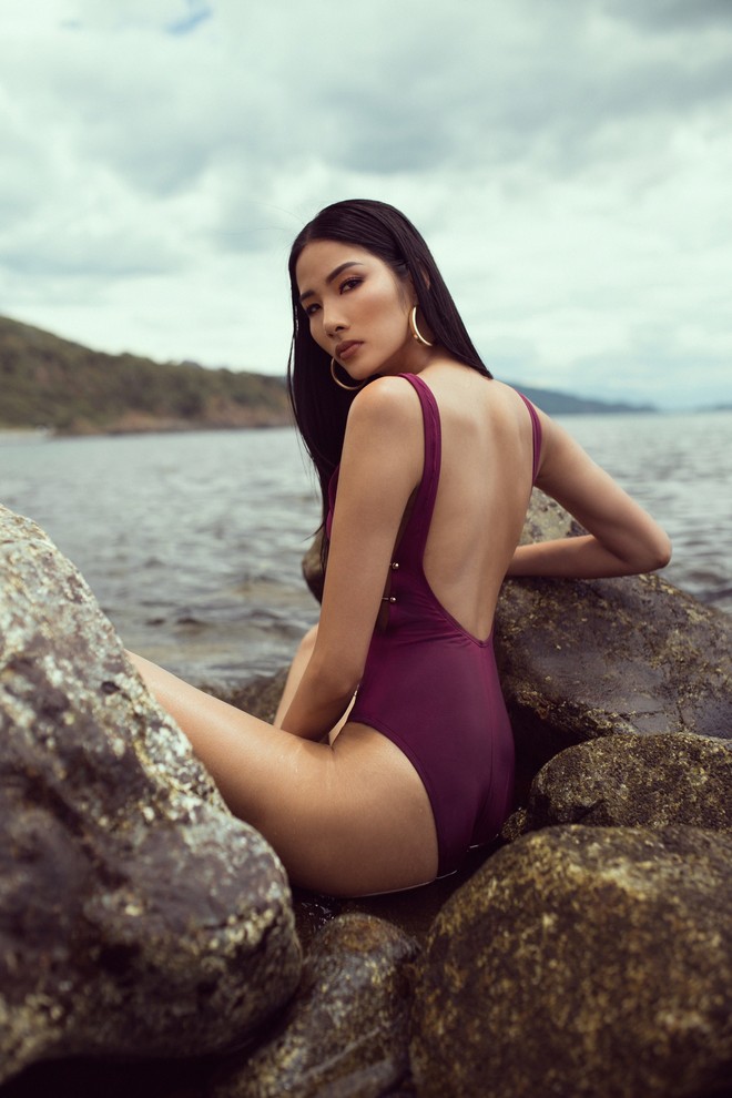 Mãn nhãn với body săn chắc, nóng bỏng của Hoàng Thùy khi diện áo tắm trước thềm Miss Universe 2019 - Ảnh 2.