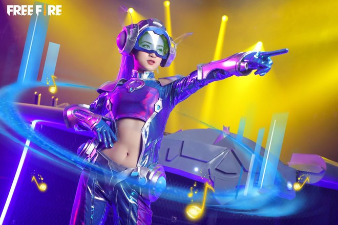 Chiêm ngưỡng bộ cosplay DJ Quẩy siêu đẹp của tựa game sinh tồn Garena Free Fire - Ảnh 5.