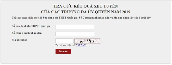 Cách tra cứu kết quả xét tuyển các trường Đại học phía Bắc năm 2019 - Ảnh 1.