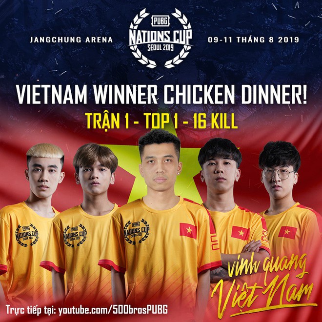 HOT: Thi đấu cực kỳ xuất sắc, đội tuyển PUBG Việt Nam giành chiến thắng thuyết phục trận ra quân PUBG Nations Cup trên đất Hàn - Ảnh 6.