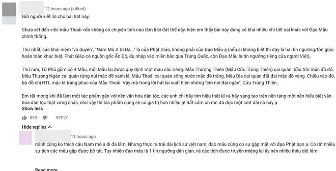 Một câu hát trong Tứ Phủ của Hoàng Thuỳ Linh làm dấy lên tranh cãi trong cộng đồng mạng - Ảnh 2.