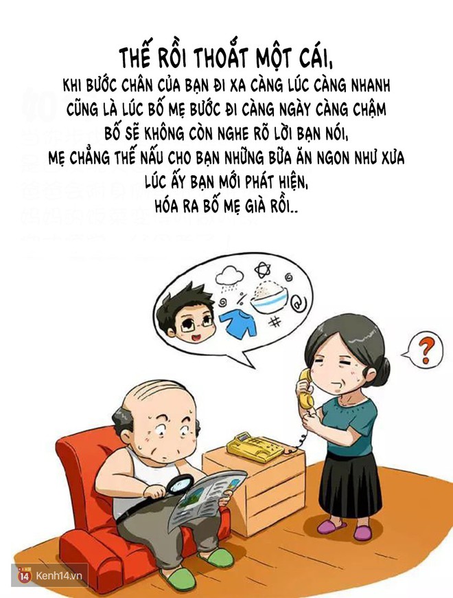 Bộ tranh Có nhà mới là Tết đoàn viên khiến bạn chỉ muốn vứt hết mọi thứ để về ngay với bố mẹ - Ảnh 17.