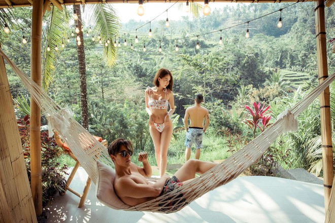 Ngọc Trinh lại gây sốc với khoảnh khắc diện bikini nhỏ xíu, che như không che vòng 1 tiếp nối seri đi du lịch ở Bali - Ảnh 7.