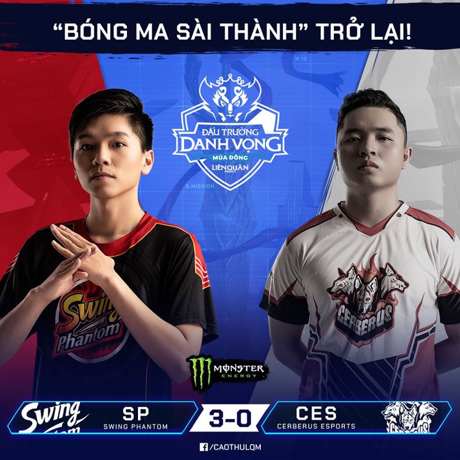 Liên Quân Mobile: Bóng ma Sài Thành Swing Phantom trỗi dậy mạnh mẽ, đè bẹp Cerberus Esports - Ảnh 3.