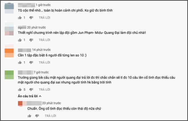 Đ&acirc;y l&agrave; phản ứng gay gắt của netizen trước th&aacute;i độ kh&oacute; chịu, cố &yacute; đọc sai của Trường Giang trong Nhanh như chớp - Ảnh 3.