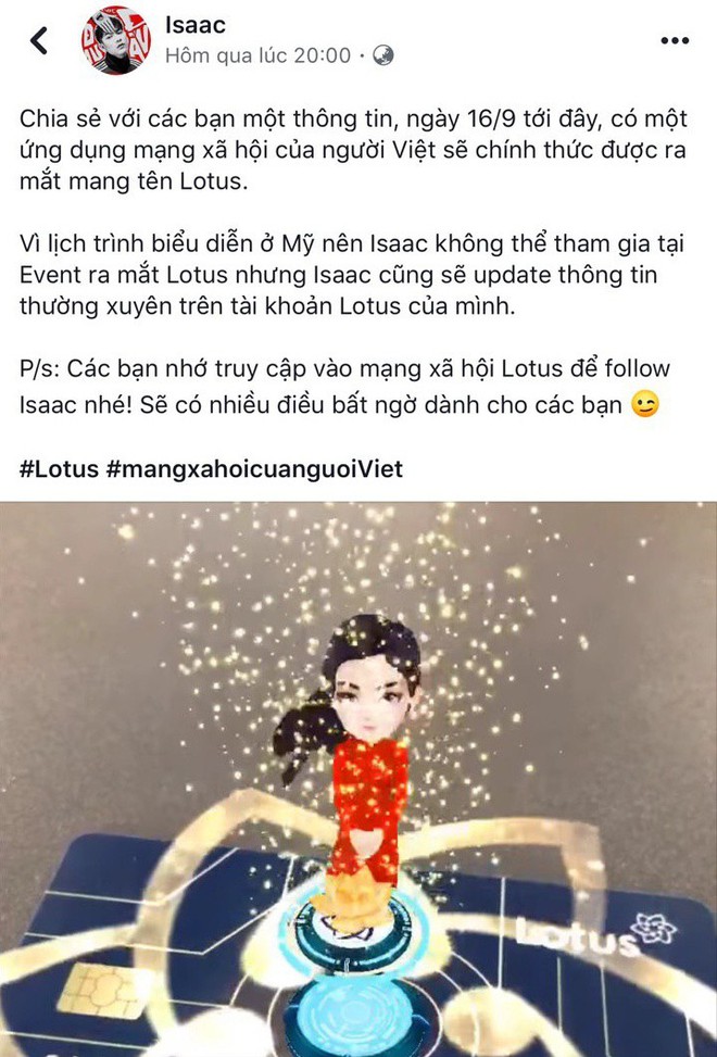 Sao Vbiz, hot-teen đồng loạt khoe thiệp mời ra mắt MXH Lotus, ma thuật ảo diệu khiến ai cũng thốt lên Quá xịn xò! - Ảnh 4.