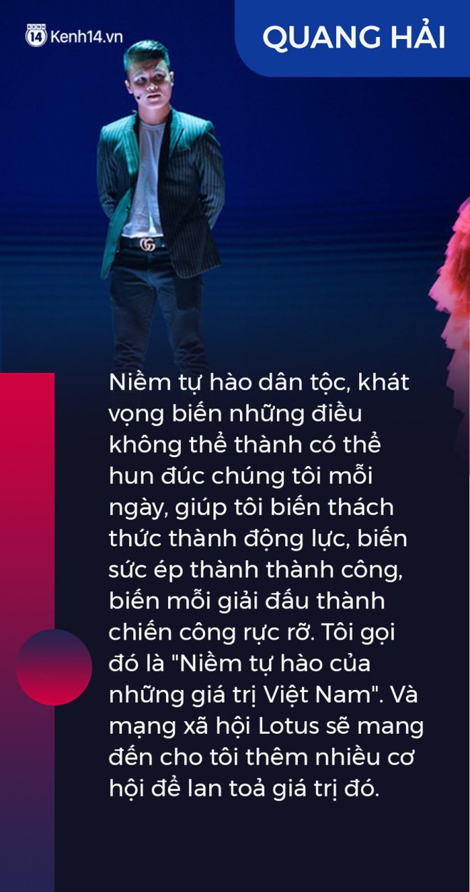 Ninh Dương Lan Ngọc, Quang Hải và nhà báo Mai Anh gây xúc động: Lotus sẽ mang đến cơ hội lan tỏa niềm tự hào giá trị Việt Nam - Ảnh 2.