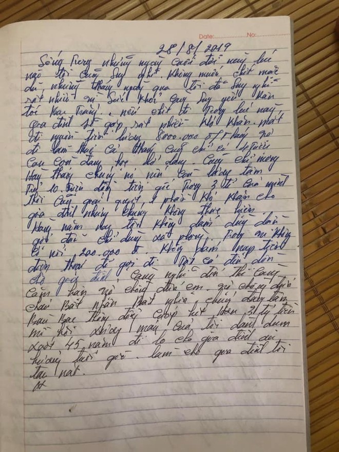 Bức thư để lại trước khi truy sát cả gia đình em gái vì món nợ hơn 3 tỷ có giúp cựu phó giám đốc giảm nhẹ tội? - Ảnh 3.