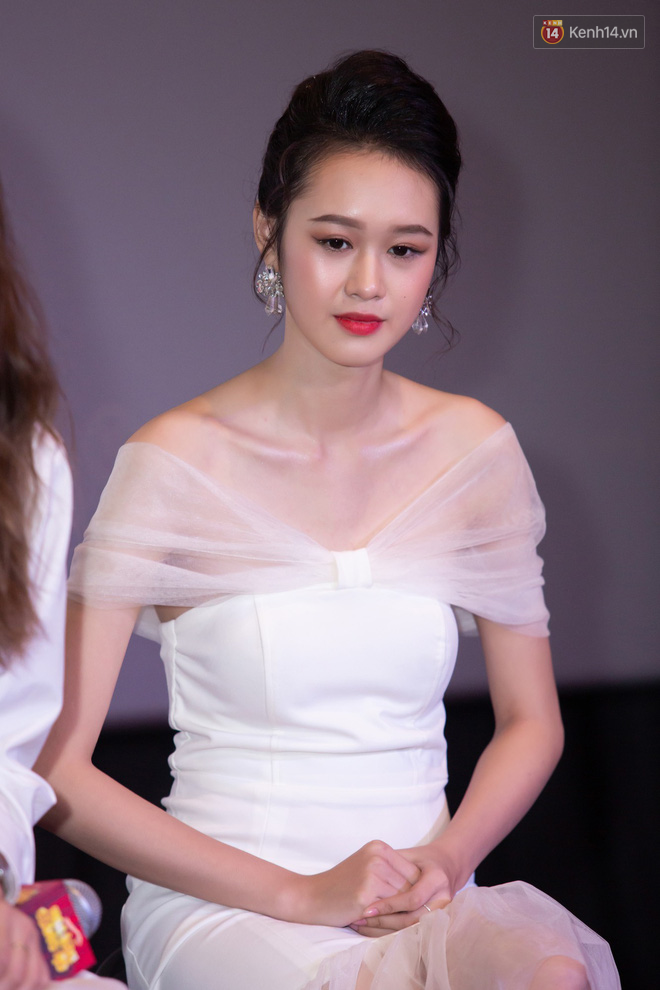 Minh T&uacute; t&oacute;c bết sương sương quyến rũ, bị Lương Mạnh Hải t&iacute;ch cực b&oacute;c phốt tại họp b&aacute;o Hoa Hậu Giang Hồ - Ảnh 11.