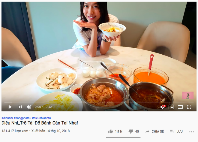 Khi các sao nữ nổi hứng làm Youtube ăn uống: Châu Bùi - Diệu Nhi đối lập ngọt ngào - “lầy lội”, nhưng “ngược đời” nhất phải là Ngọc Trinh - Ảnh 16.