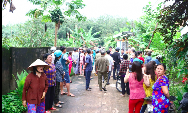 Thực nghiệm hiện trường vụ hai thi thể bị sát hại, đổ bê tông ở Bình Dương - Ảnh 3.