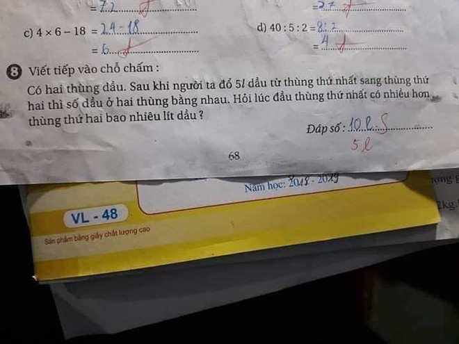 Bất ngờ vì thầy giáo gạch kết quả đúng của học sinh, cha mẹ đồng loạt phản ứng thầy nên học lại bài - Ảnh 3.