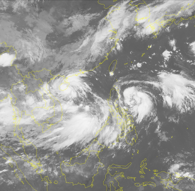 Dị thường: 2 áp thấp nhiệt đới cùng lúc xuất hiện trên Biển Đông, 1 trong 2 khả năng mạnh lên thành bão - Ảnh 2.
