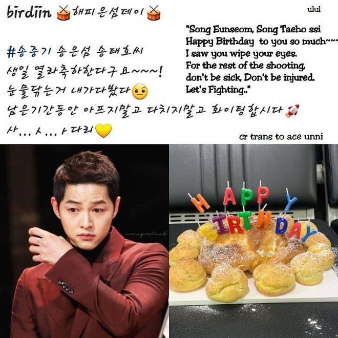 Đ&oacute;n sinh nhật đầu ti&ecirc;n hậu ly h&ocirc;n, Song Joong Ki vừa kh&oacute;c vừa lộ clip tr&ocirc;ng hốc h&aacute;c đ&aacute;ng b&aacute;o động - Ảnh 4.