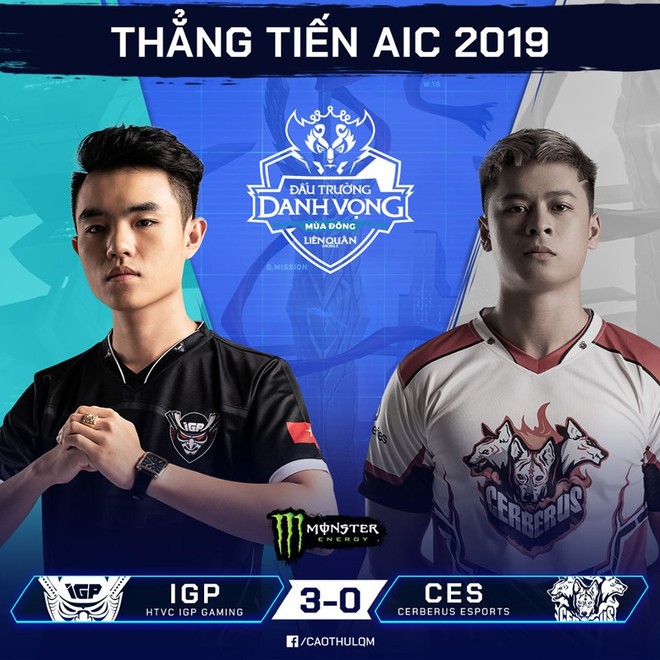 Vượt qua cả Team Flash lẫn MZ Esports trên BXH, IGP Gaming chính là đội tuyển đầu tiên của Việt Nam giành được vé đến AIC 2019 - Ảnh 1.