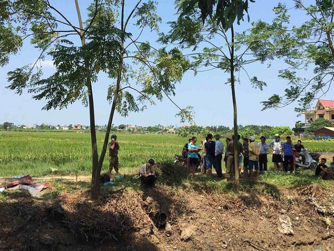 Phát hiện thi thể dưới mương nước ở Hải Dương - Ảnh 1.