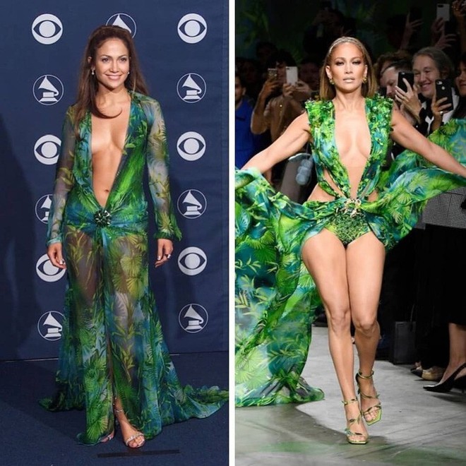 J.Lo diện chiếc váy lịch sử kết show Versace, rich kid Thảo Tiên cũng có mặt và phải thốt lên cực ấn tượng - Ảnh 4.