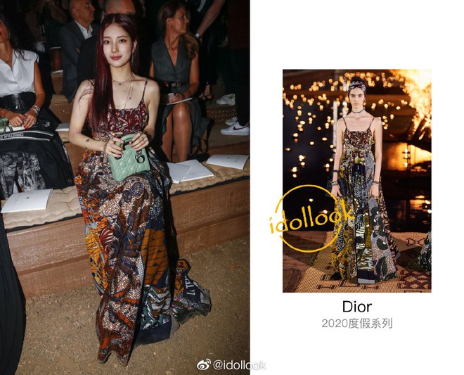 Cùng dự show Dior: “tình đầu quốc dân” Suzy chưa bao giờ khoe vòng 1 bạo liệt đến thế, gái một con Angela Baby lại kín như bưng - Ảnh 8.