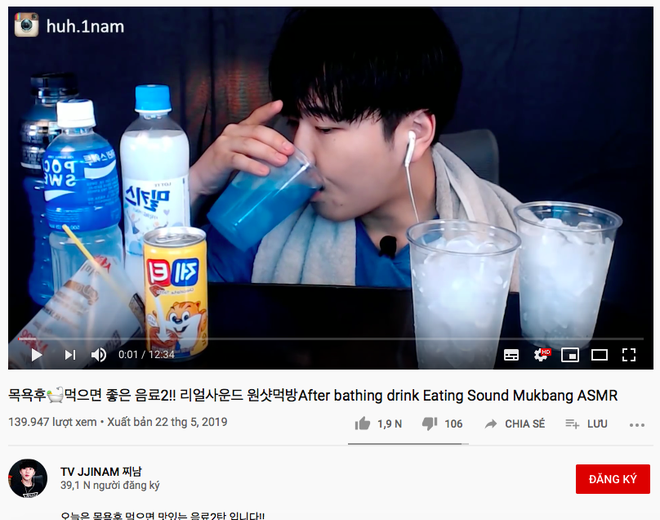 Không thể tin nổi: Youtube Hàn Quốc có trào lưu mukbang… nước lọc cực hot, bộ nước trắng có gì hấp dẫn vậy ta? - Ảnh 5.