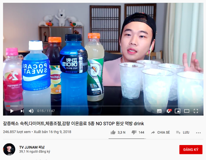 Không thể tin nổi: Youtube Hàn Quốc có trào lưu mukbang… nước lọc cực hot, bộ nước trắng có gì hấp dẫn vậy ta? - Ảnh 8.