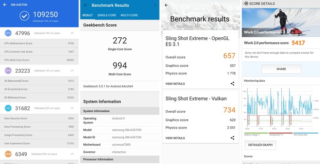 Trải nghiệm nhanh Samsung Galaxy A30s: Mặt lưng chuyển m&agrave;u, cảm biến dưới m&agrave;n h&igrave;nh, cấu h&igrave;nh đủ d&ugrave;ng - Ảnh 10.