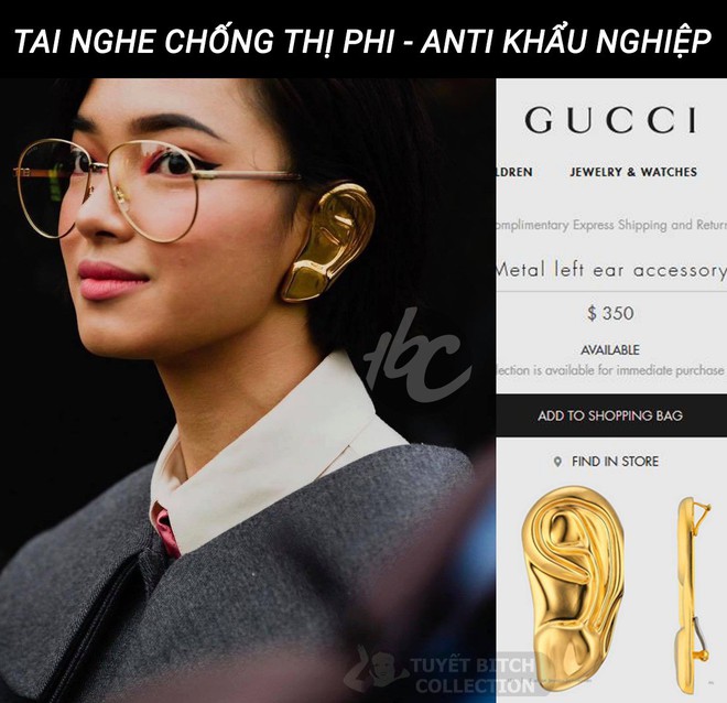 Phát hiện của netizen: set đồ cực chất của Châu Bùi & Decao ở show Gucci hoá ra là để chống thị phi, khẩu nghiệp - Ảnh 2.