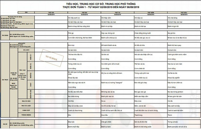 Soi mức tiền ăn trưa của học sinh các trường xịn xò: Trường quốc tế thì chi phí ăn trưa cũng “quốc tế”? - Ảnh 12.